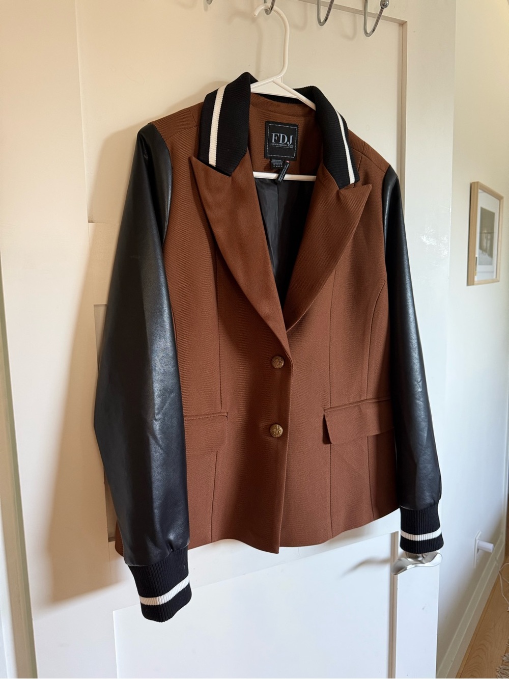 FDJ French Dressing Jeans Mixed Media Blazer